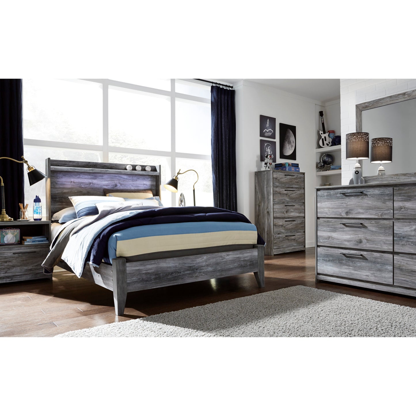 BAYSTORM BED - GRAY