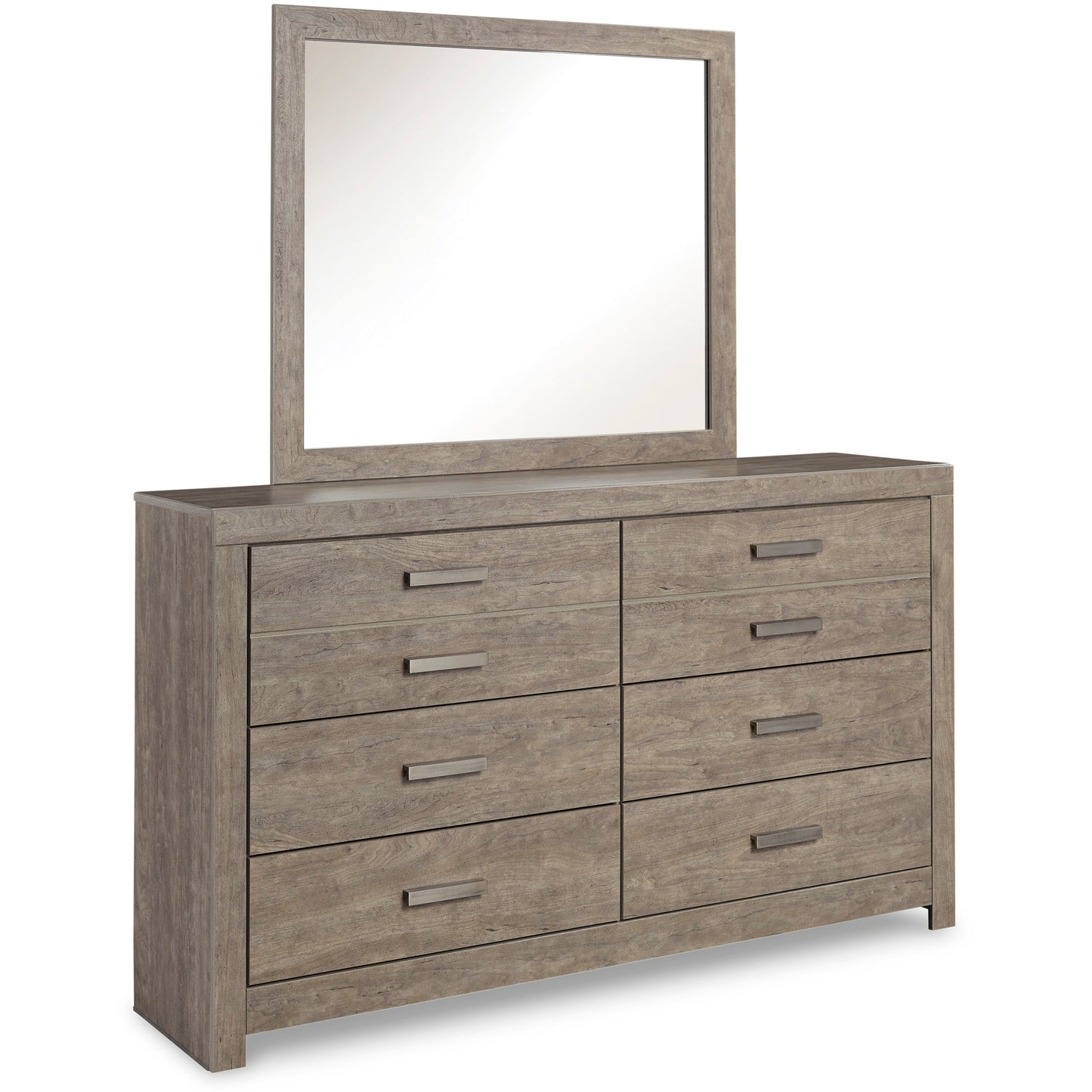 CULVERBACH DRESSER/MIRROR - GRAY