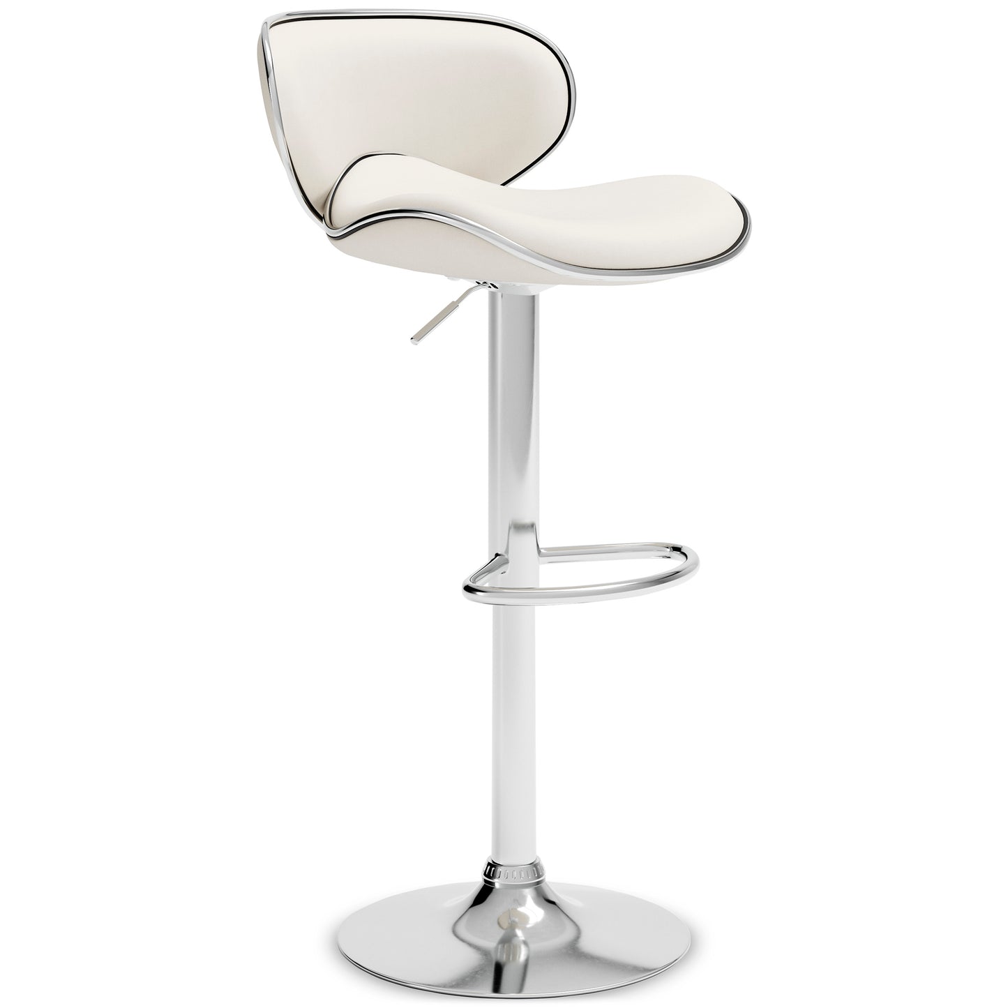 POLLZEN BARSTOOL - WHITE