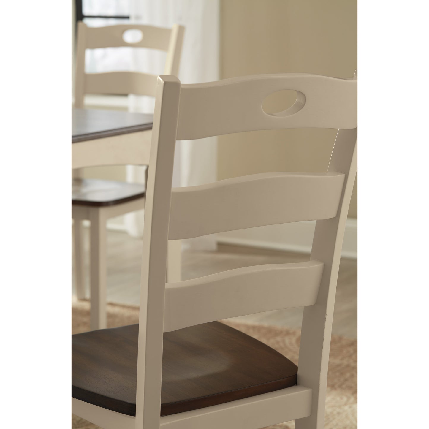 WOODANVILLE DINING SET - TABLE & 6 CHAIRS