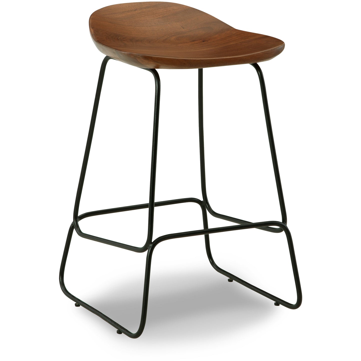 WILINRUCK COUNTER HEIGHT STOOL - BROWN/BLACK