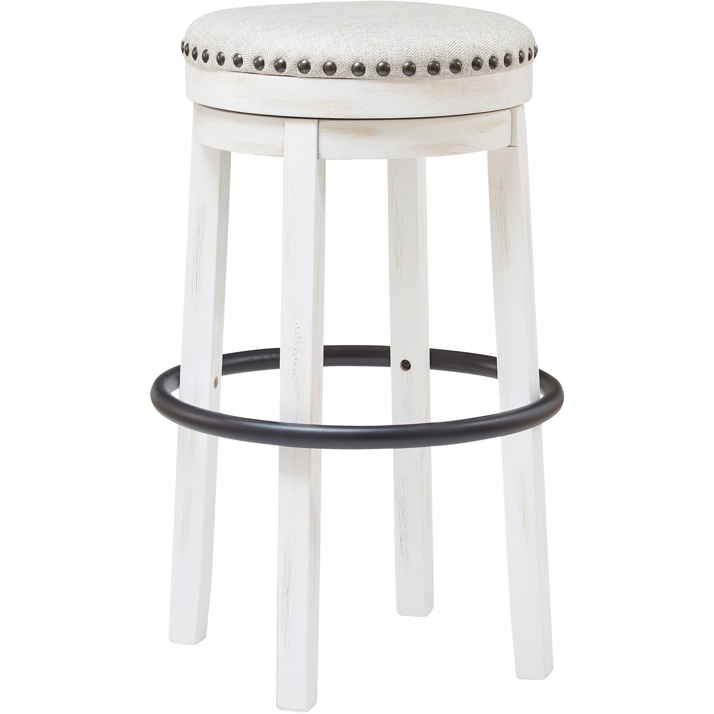 VALEBECK BAR HEIGHT STOOL - WHITE/BLACK