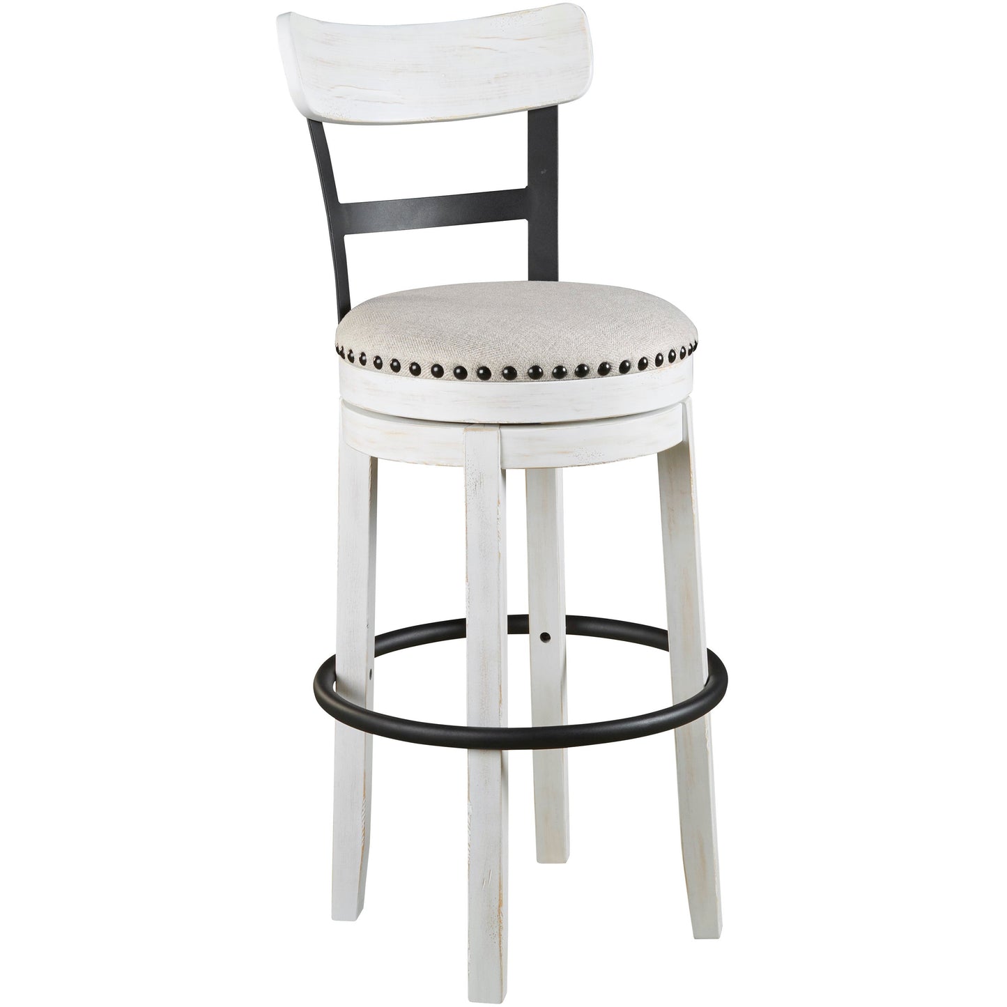 VALEBECK BAR HEIGHT BARSTOOL - WHITE