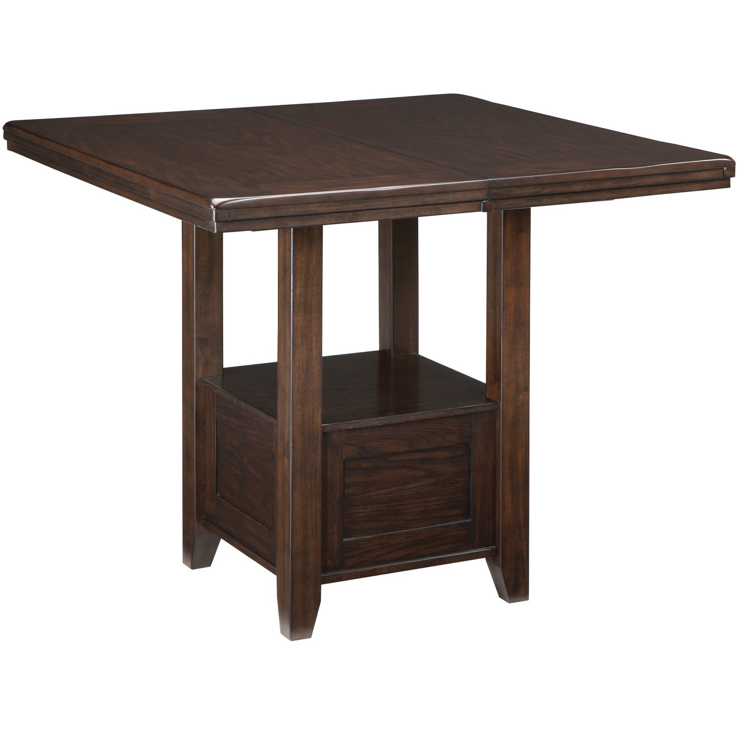 HADDIGAN COUNTER HEIGHT TABLE - DARK BROWN