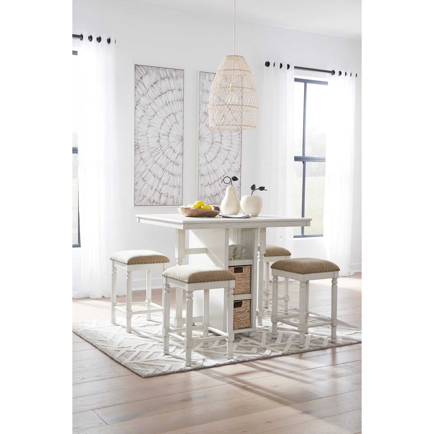 ROBBINSDALE COUNTER HEIGHT TABLE ( SET OF 5)