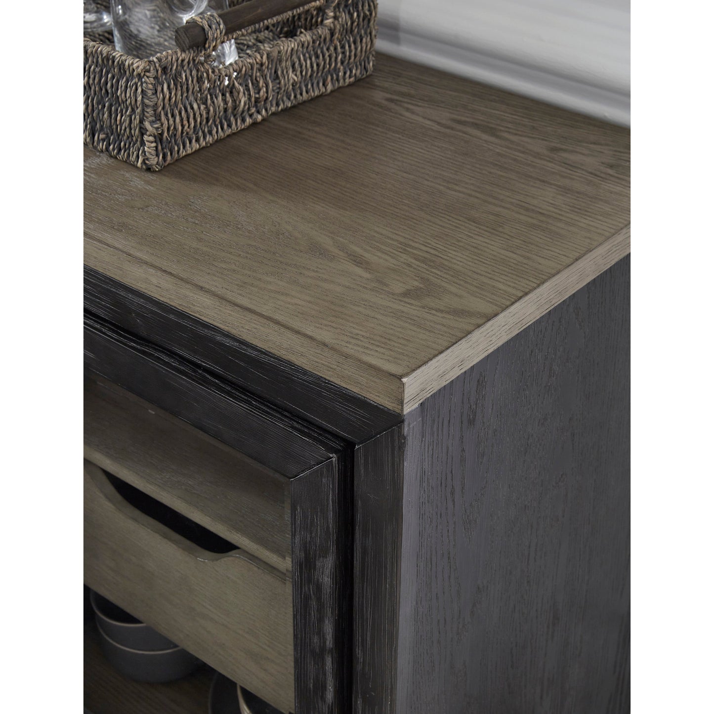 FOYLAND DINING SERVER - BLACK/BROWN