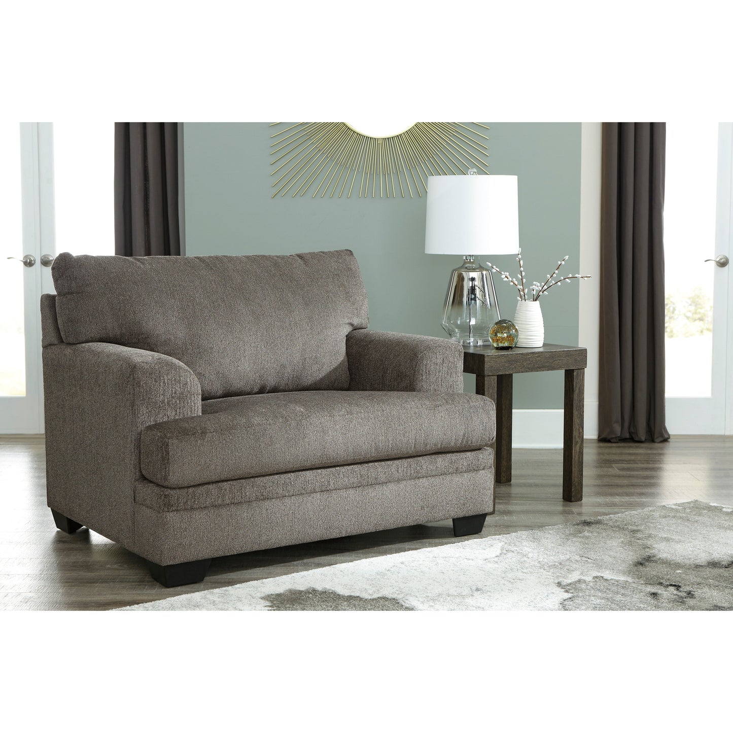 DORSTEN OVERSIZED CHAIR - SLATE