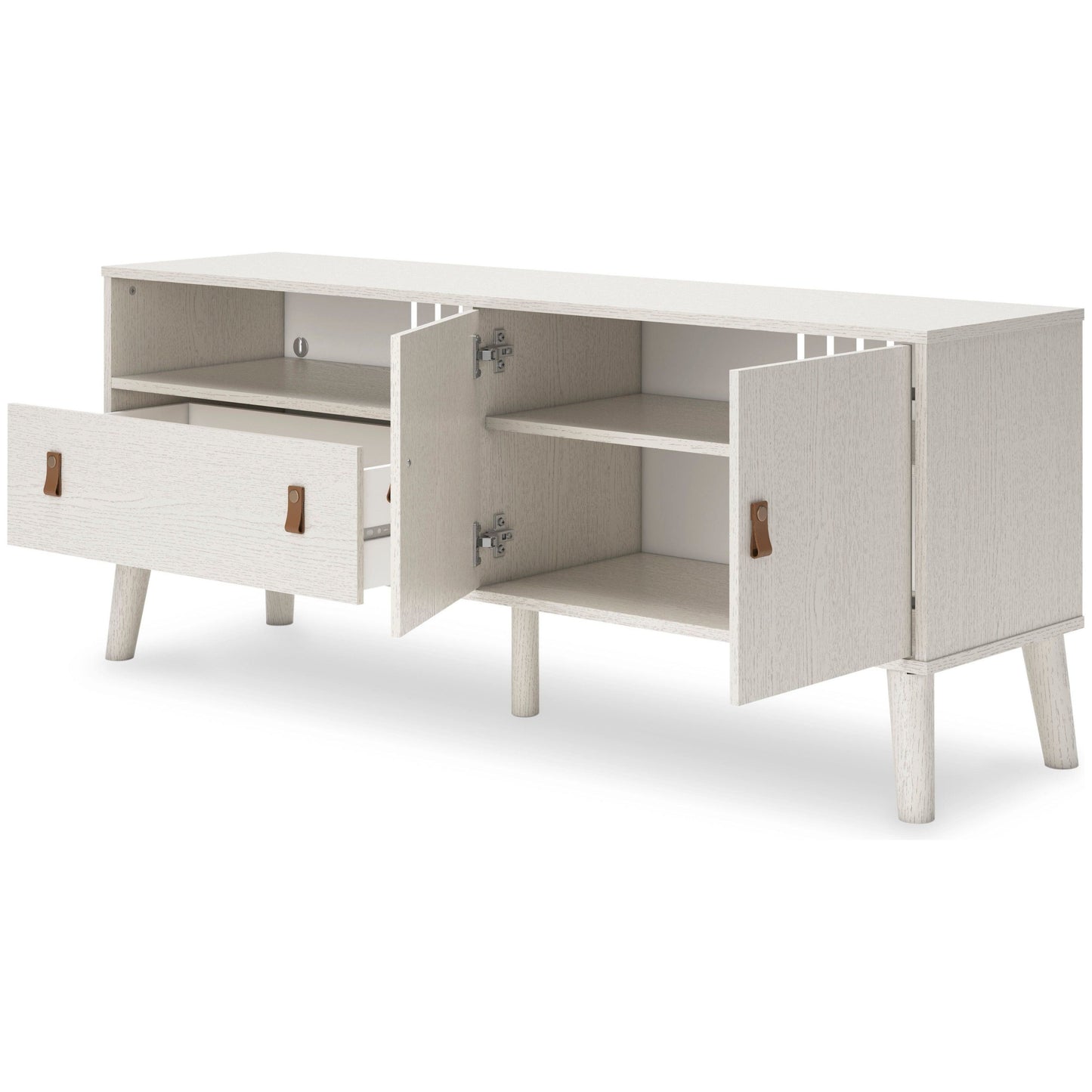 APRILYN 59" TV STAND- WHITE