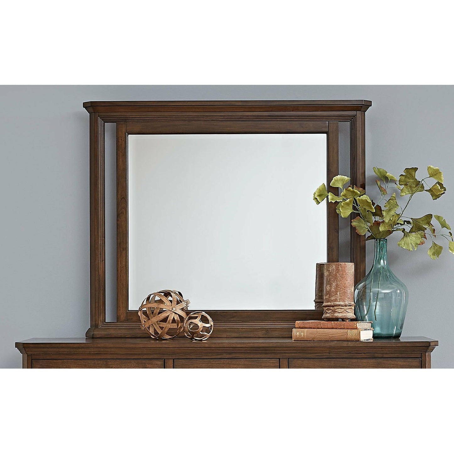 FILSON CREEK- DRESSER/MIRROR - CINNAMON BROWN