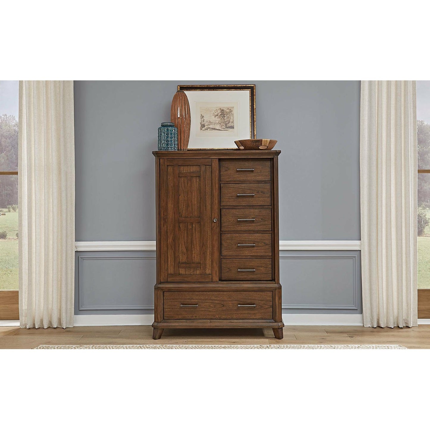 FILSON CREEK - DOOR CHEST - CINNAMON BROWN
