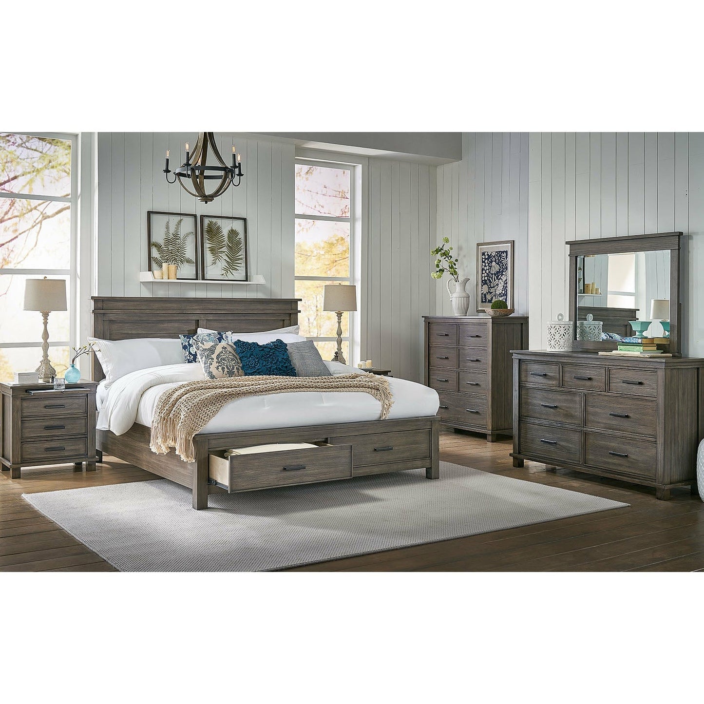 GLACIER POINT STORAGE BED - LIGHT GREY