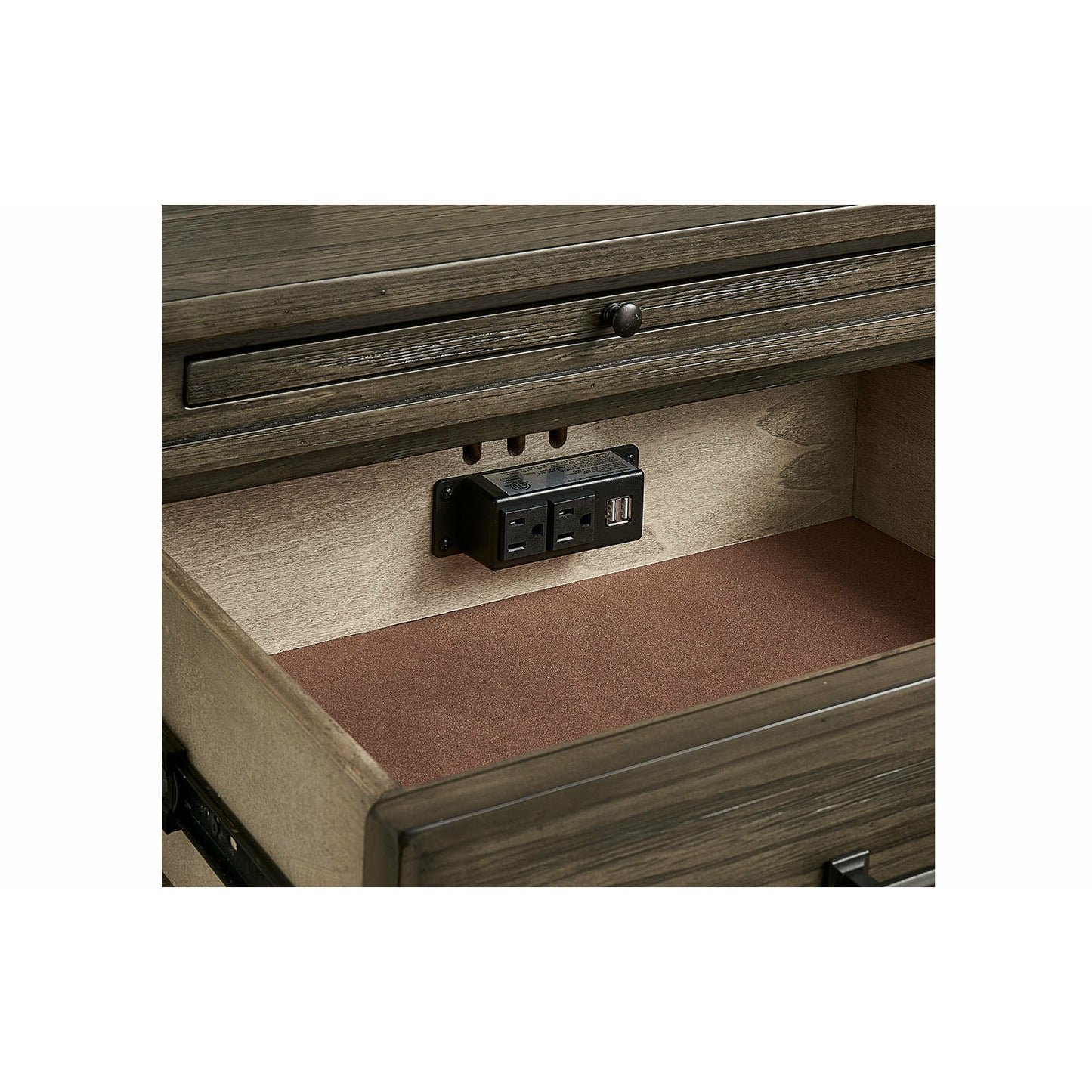 GLACIER POINT - NIGHT TABLE - LIGHT GREY