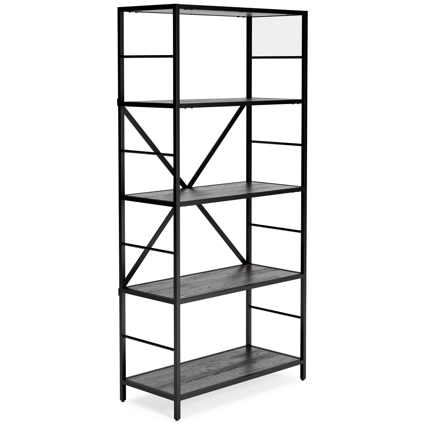FREEDAN 63" BOOKCASE - GRAYISH BROWN