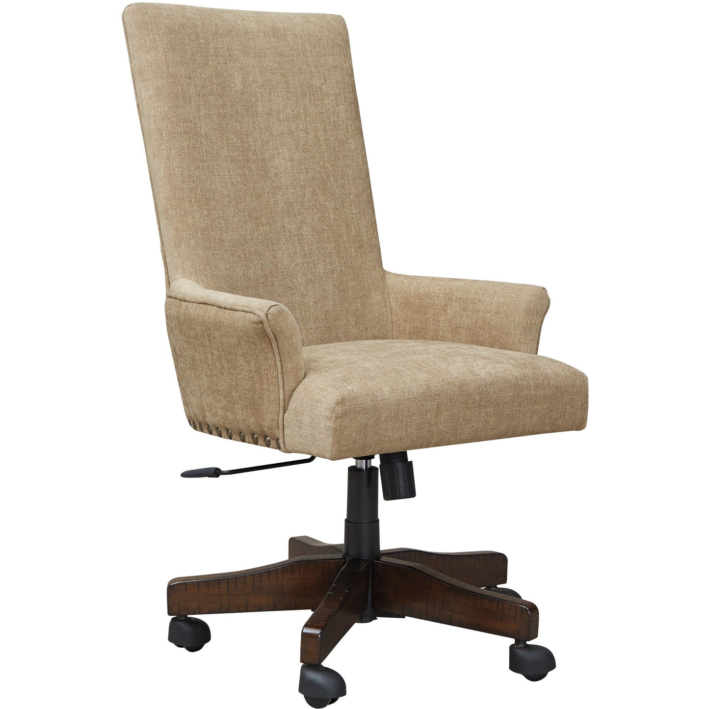 BALDRIDGE HOME OFFICE CHAIR - LIGHT BROWN