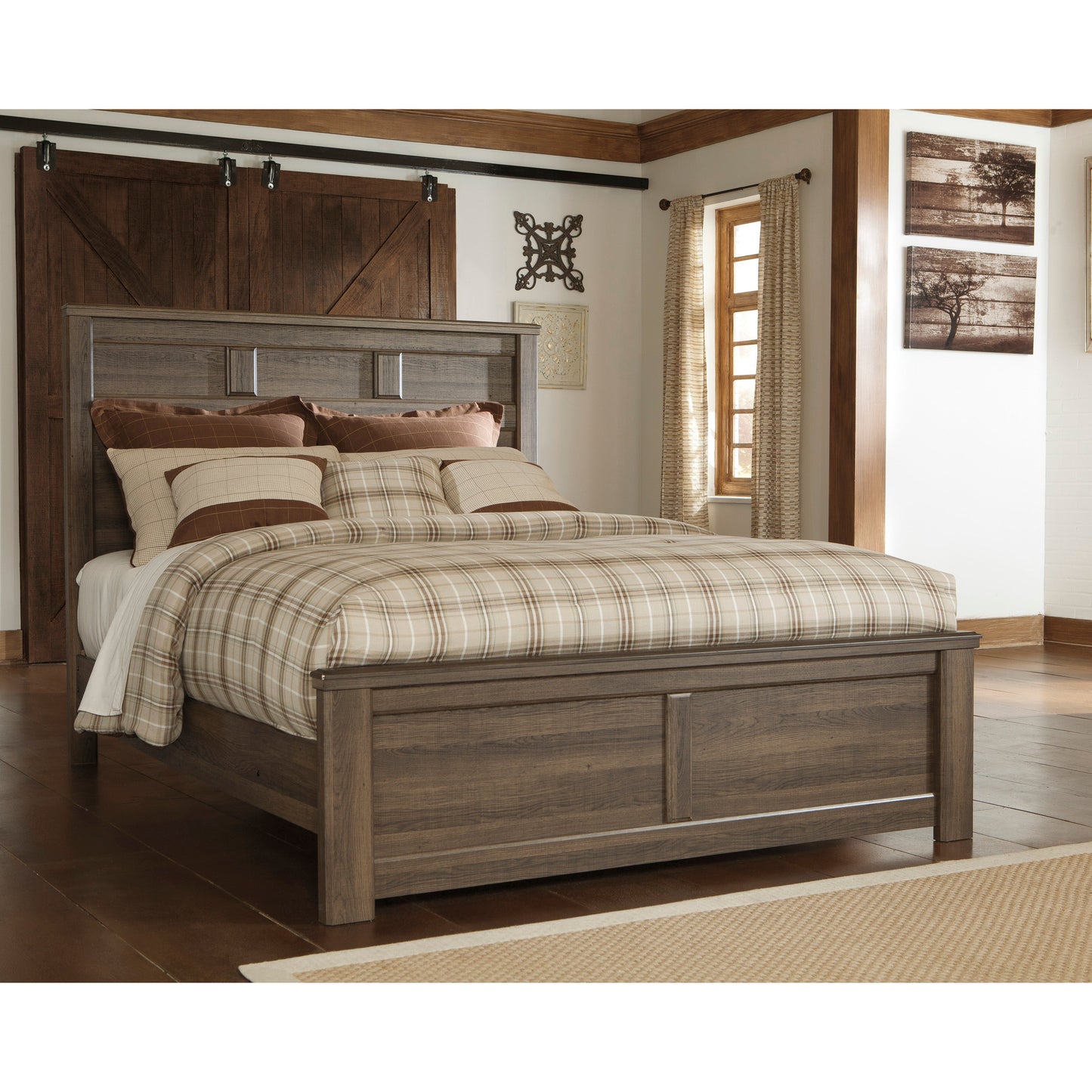 JUARARO BED - DARK BROWN