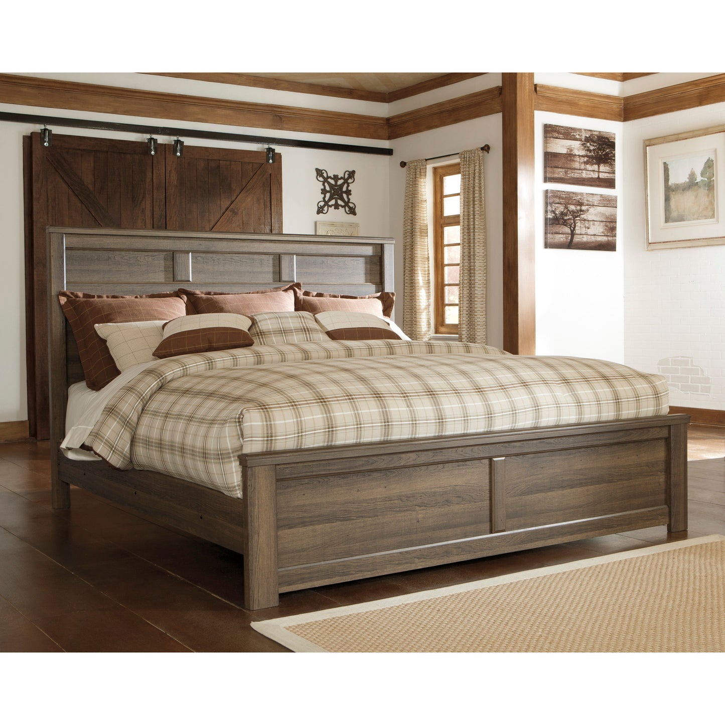 JUARARO BED - DARK BROWN