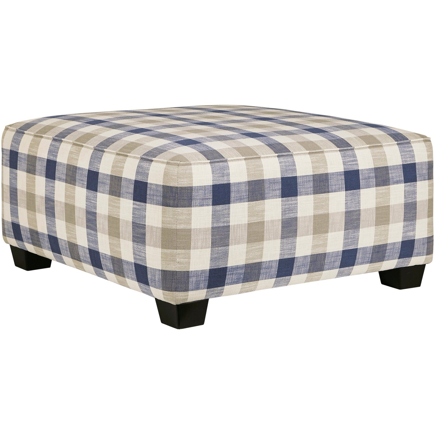 MEGGETT OTTOMAN - NAUTICAL