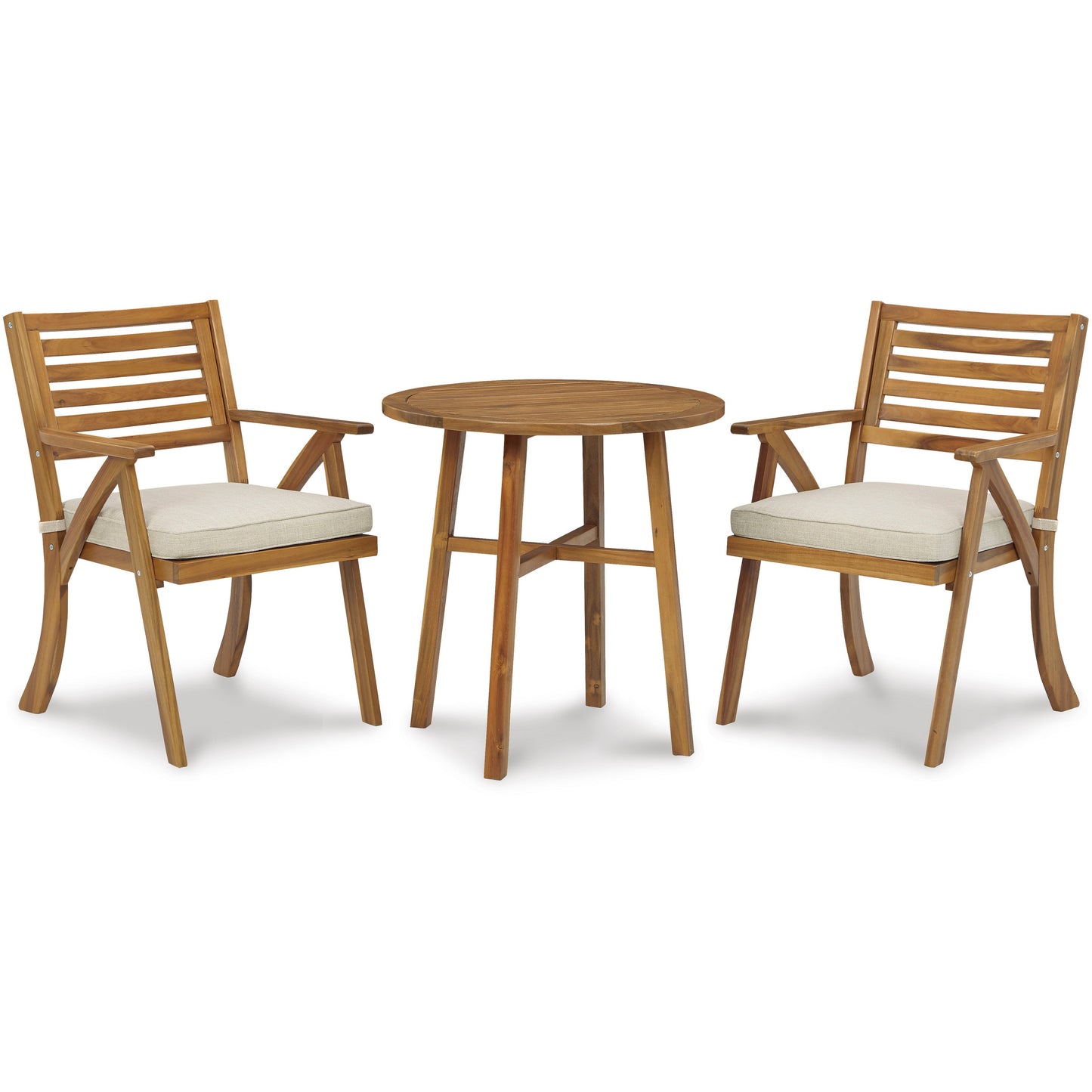 VALLERIE OUTDOOR CHAIRS WITH TABLE SET (Set of 3)