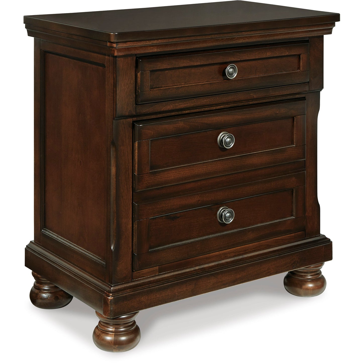 PORTER NIGHT STAND - RUSTIC BROWN