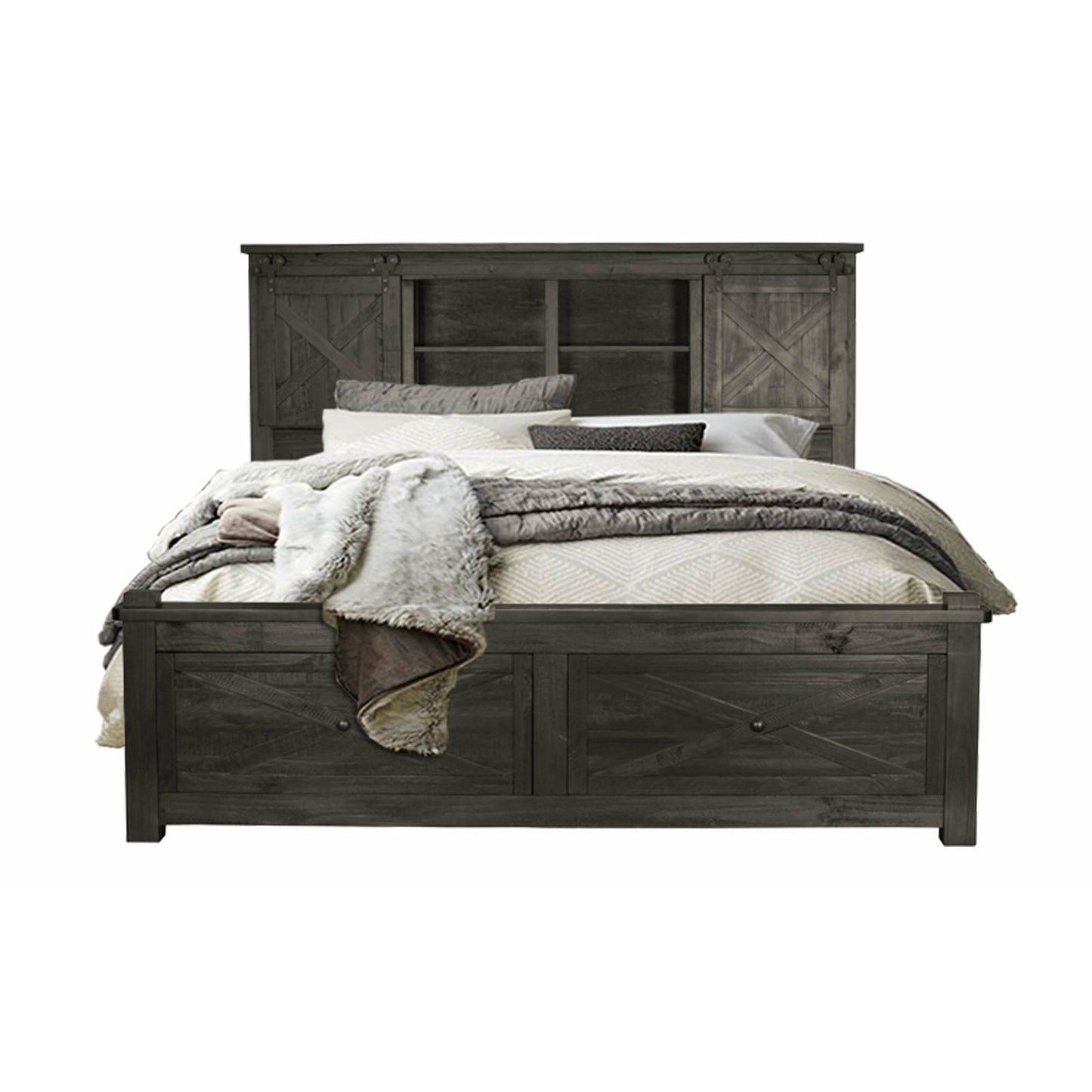 SUN VALLEY STORAGE BED - CHARCOAL