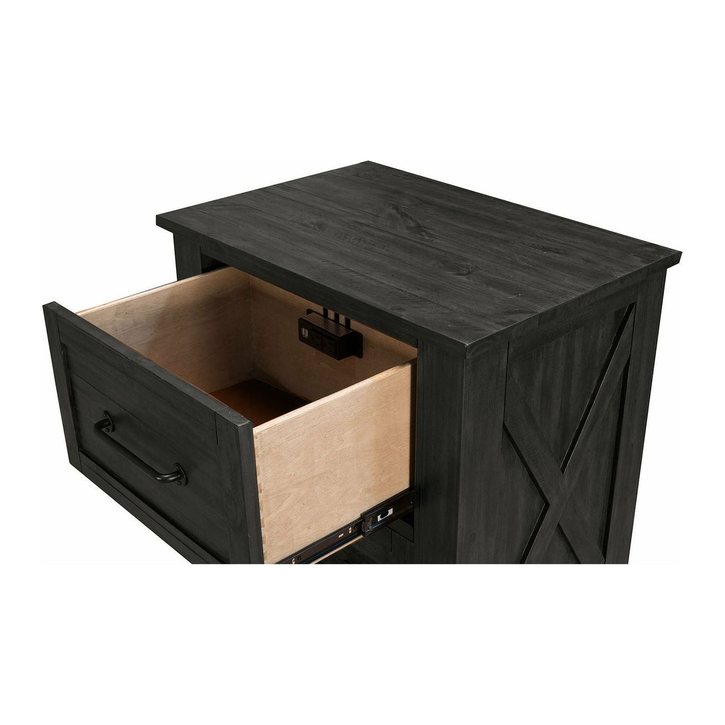 SUN VALLEY - NIGHT TABLE - CHARCOAL