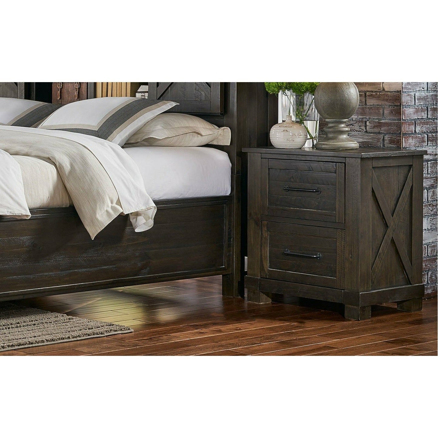 SUN VALLEY - NIGHT TABLE - CHARCOAL