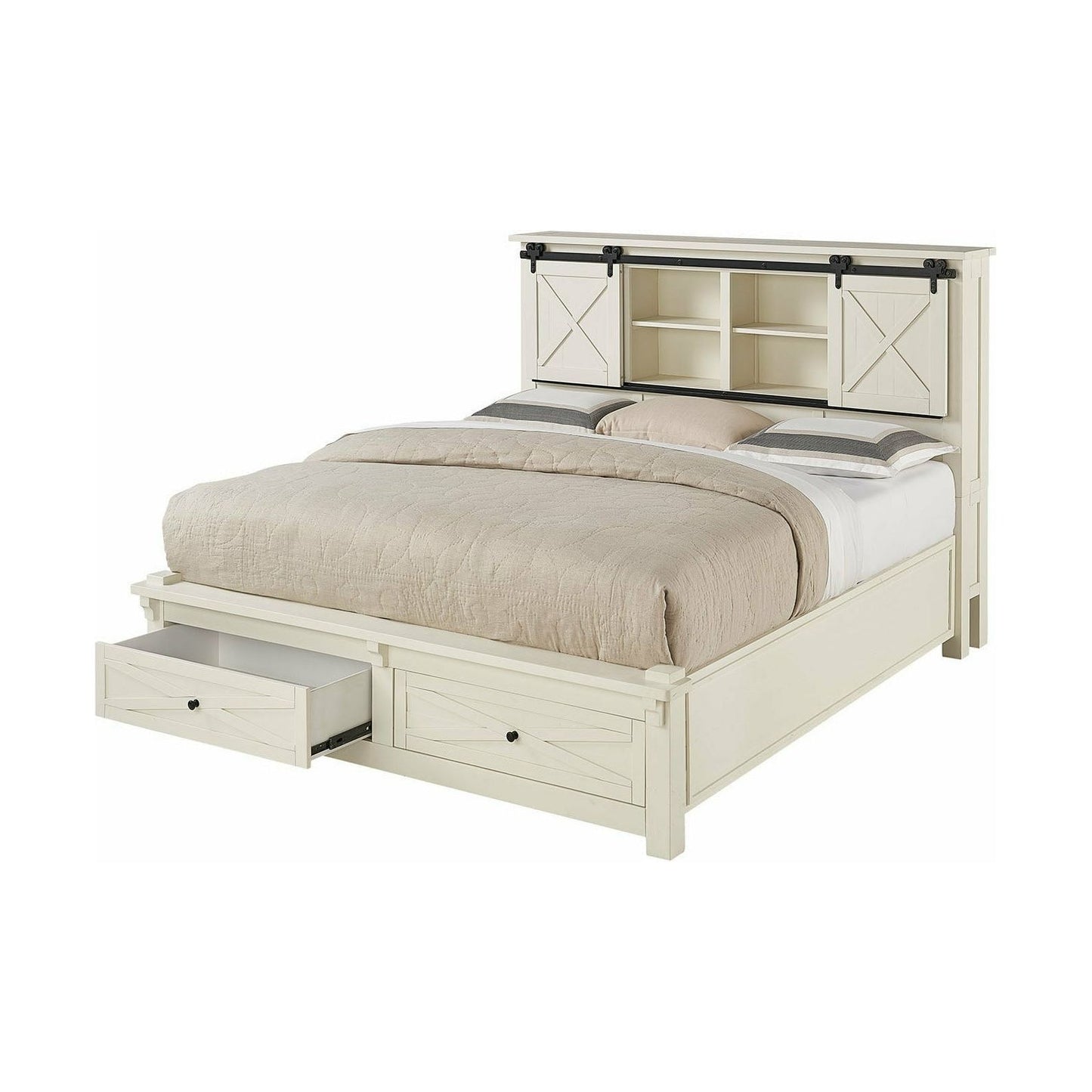 SUN VALLEY STORAGE BED - WHITE