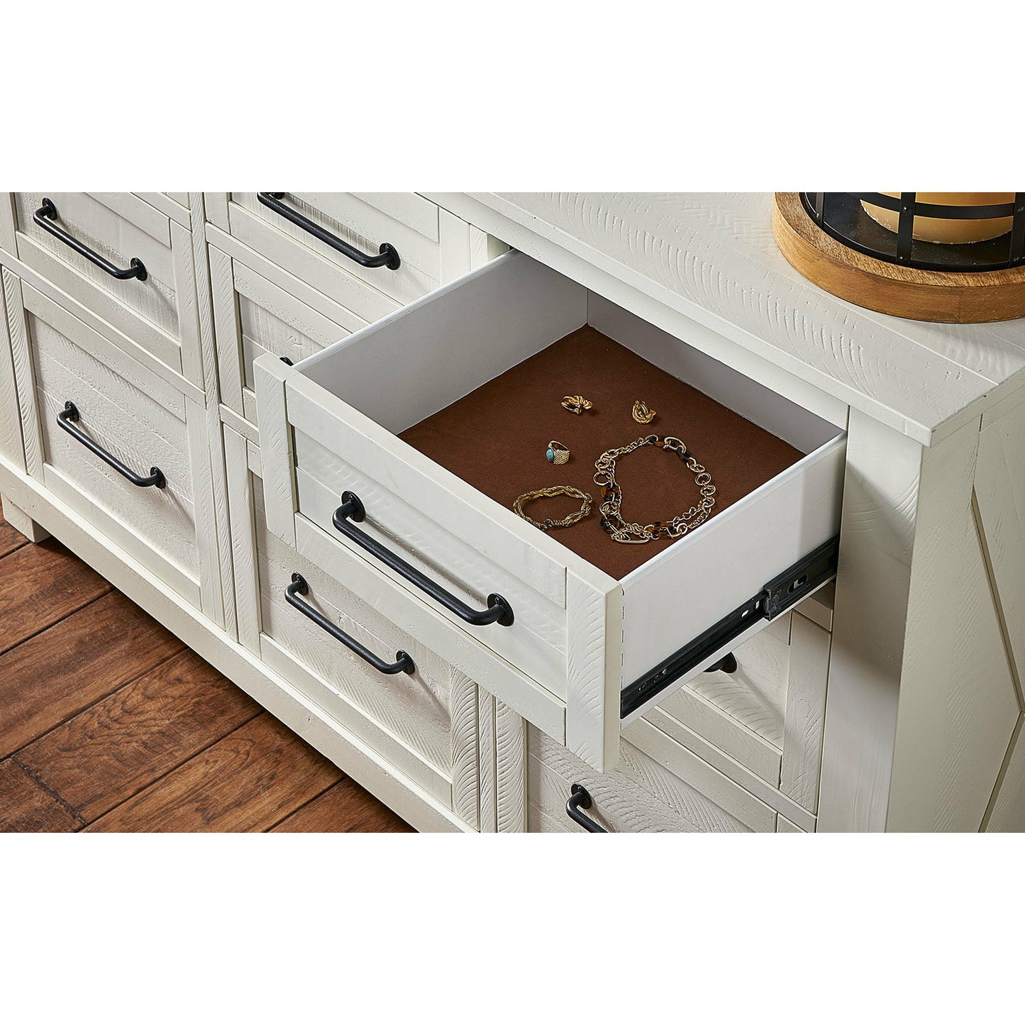 SUN VALLEY - DRESSER/MIRROR - WHITE