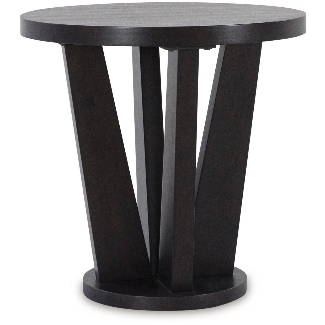 CHASINFIELD END TABLE - DARK BROWN