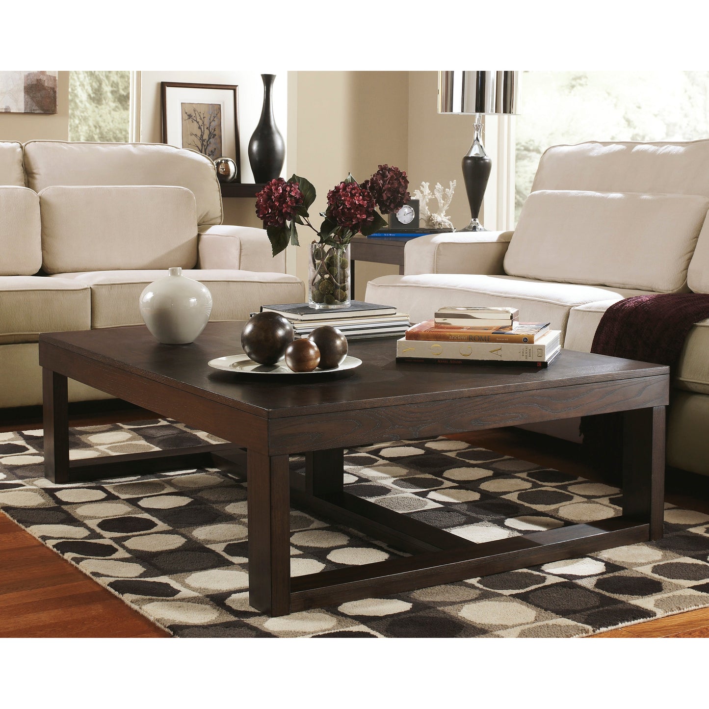 WATSON COFFEE TABLE - DARK BROWN