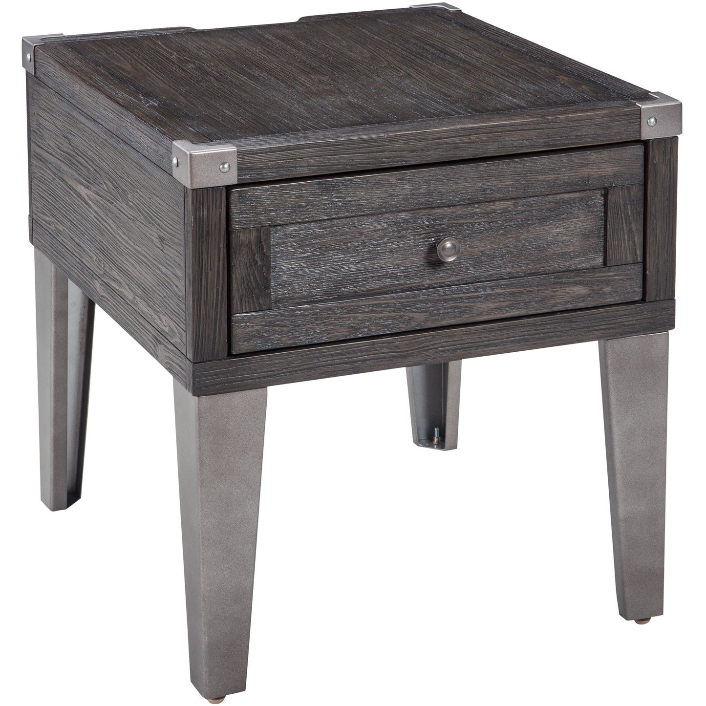 TODOE END TABLE - DARK BROWN