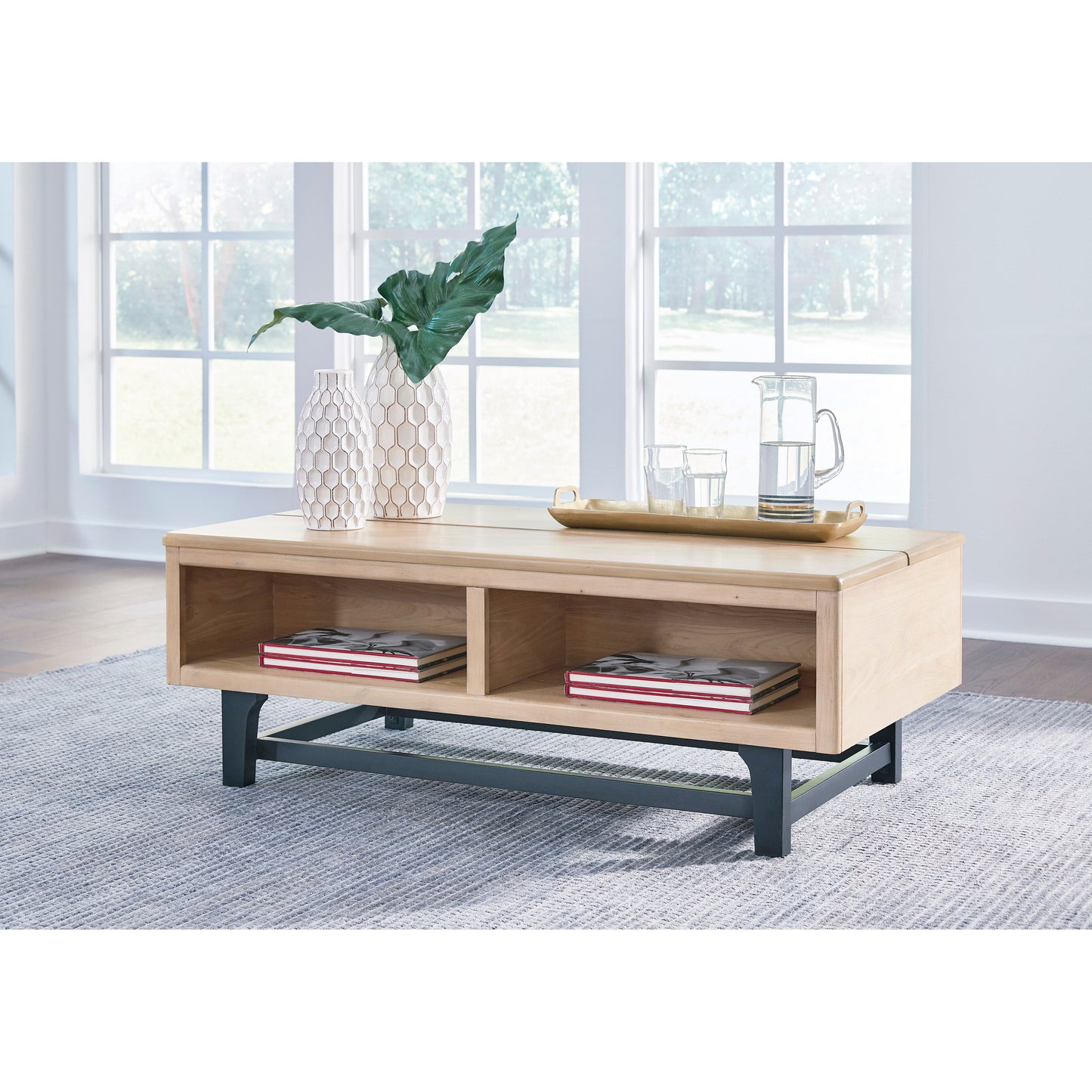 FRESLOWE LIFT-TOP COFFEE TABLE