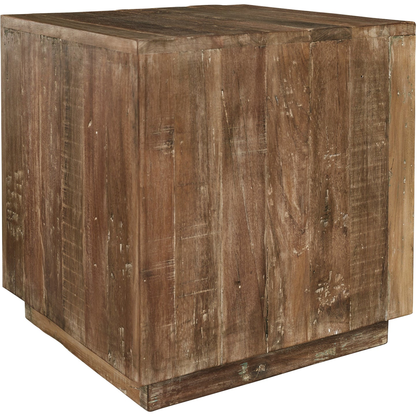 RANDALE ACCENT TABLE - DISTRESSED BROWN