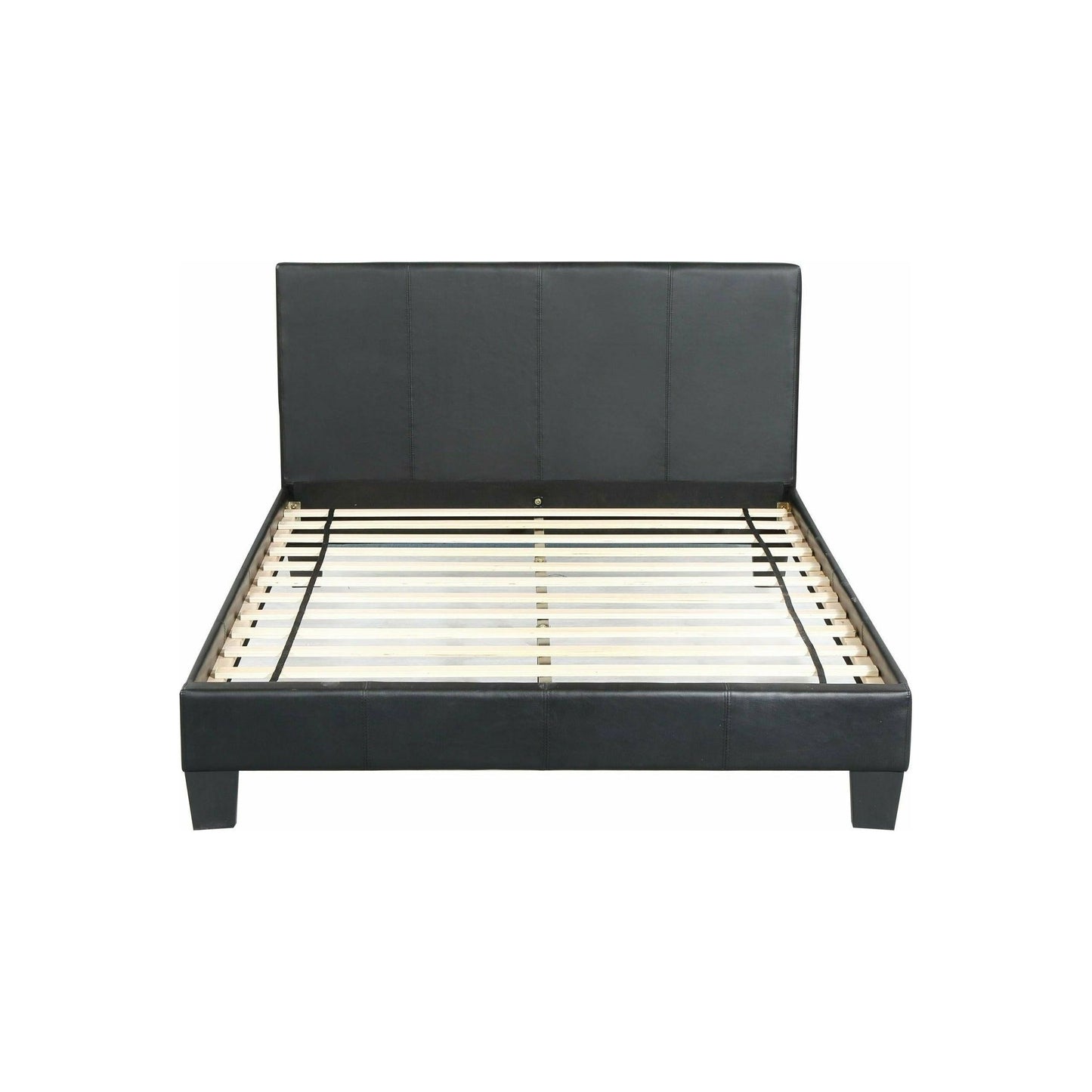 VALUE UPHOLSTERED BED - BLACK