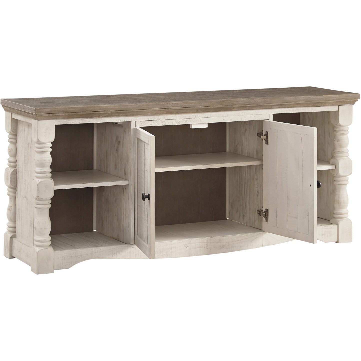 HAVALANCE 67" TV STAND- TWO TONE