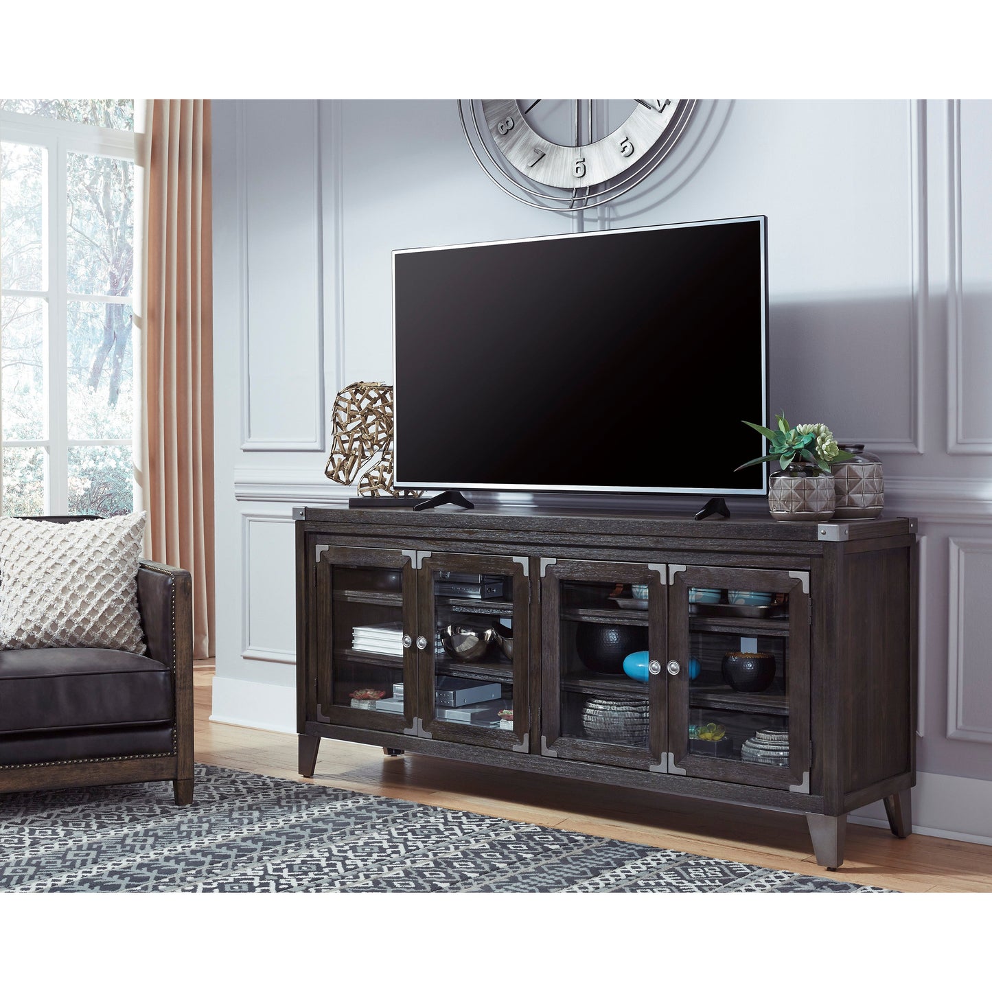 TODOE 70" TV STAND- GRAY