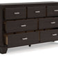 Covetown - Dark Brown - Dresser