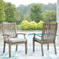 Rainier Ranch - Arm Chair With Cushion (Set of 2) - Brown / Beige