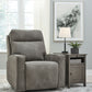 Next-gen Durapella - Slate - Power Recliner / Adj Headrest - Fabric