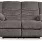 Tulen - Reclining Loveseat - Gray