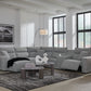 Modmax II - Reclining Sectional - Salt And Pepper