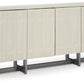 Ornawel - Distressed White - Accent Cabinet