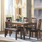 Bennox - Dining Room Table Set (Set of 6) - Brown - Fraser Furniture & Mattresses