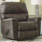 Navi - Smoke - Rocker Recliner - Faux Leather