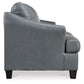 Genoa - Steel - Queen Sofa Sleeper - Leather Match
