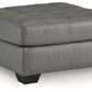 Clairette Court - Alloy - Oversized Accent Ottoman