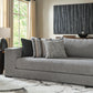 Creston Heights - LAF Corner Chaise - Smolder