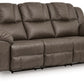Lowilla - Reclining Sofa - Driftwood