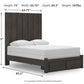 Fraluna - Panel Storage Bed