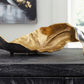 Melinda - Sculpture - Black / Gold Finish - Fraser Furniture & Mattresses
